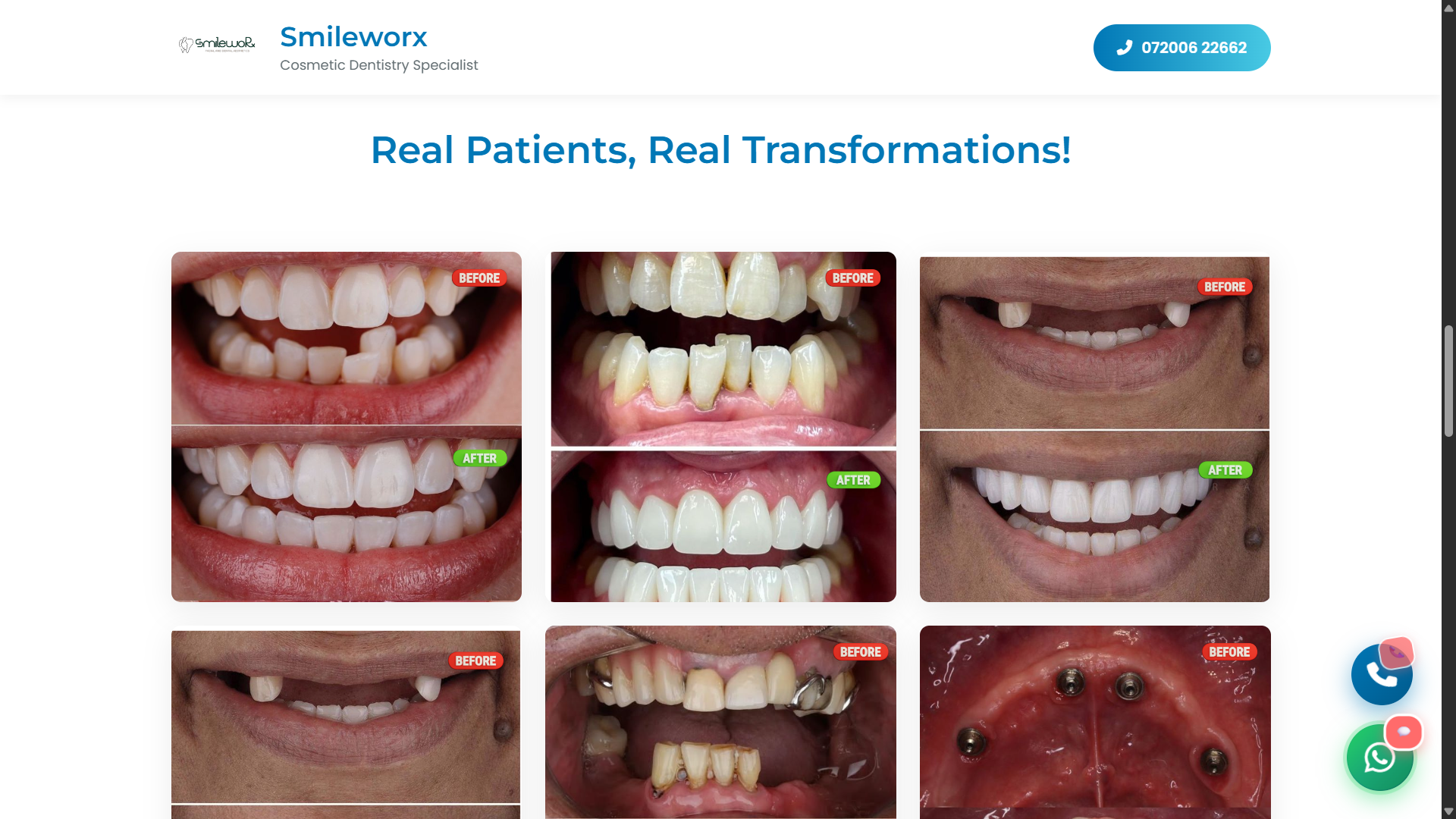 Smileworx Landing Screenshot 3