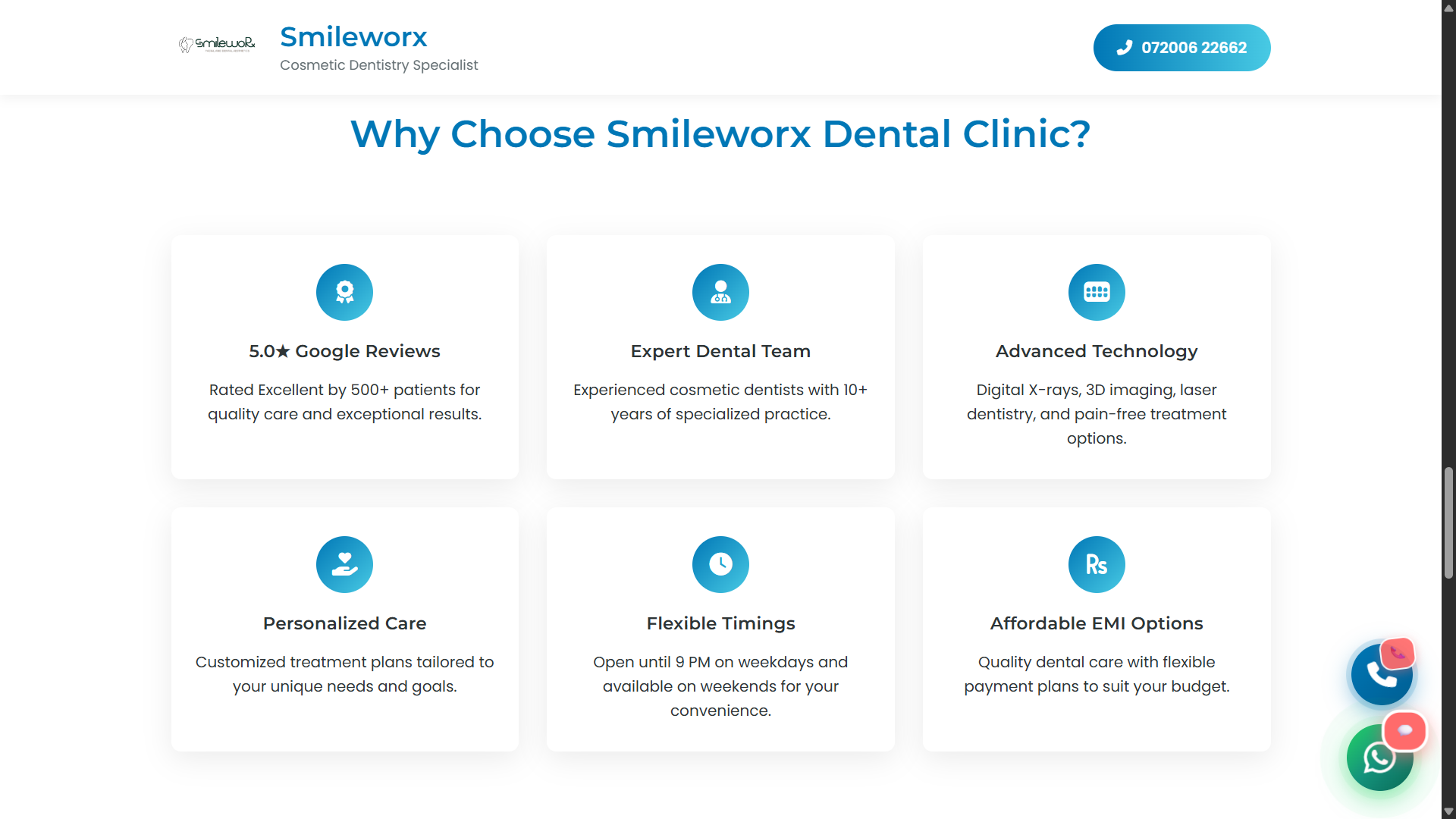 Smileworx Landing Screenshot 4