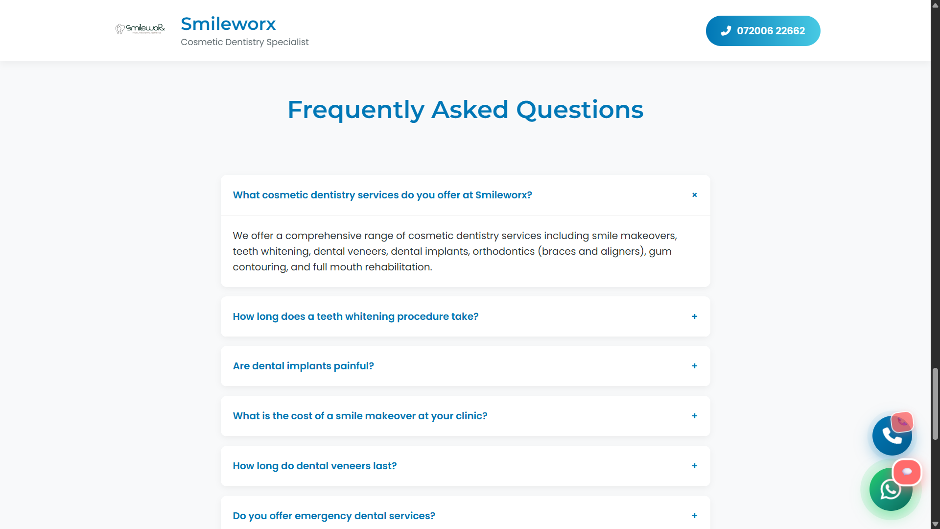 Smileworx Landing Screenshot 5